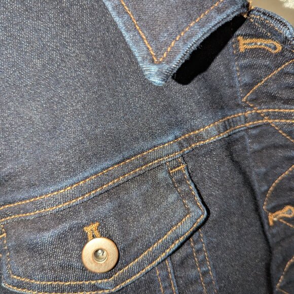 J.Jill Denim Jacket Petite - Picture 7 of 8